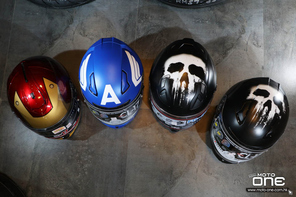 2016 HJC MARVEL HELMETS