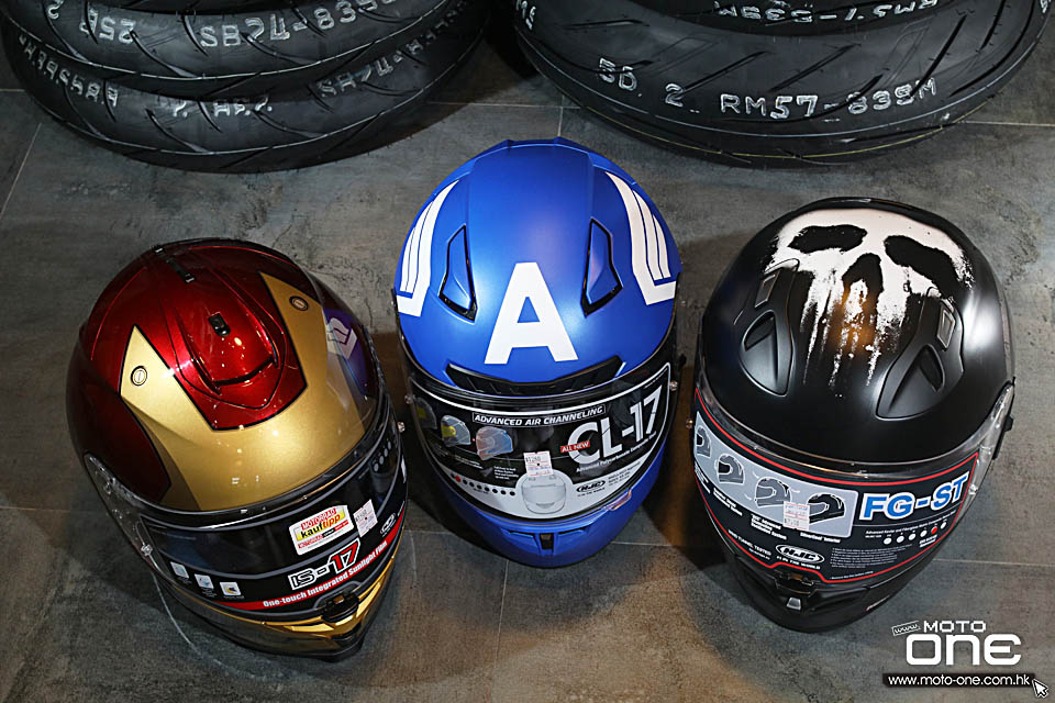 2016 HJC MARVEL HELMETS