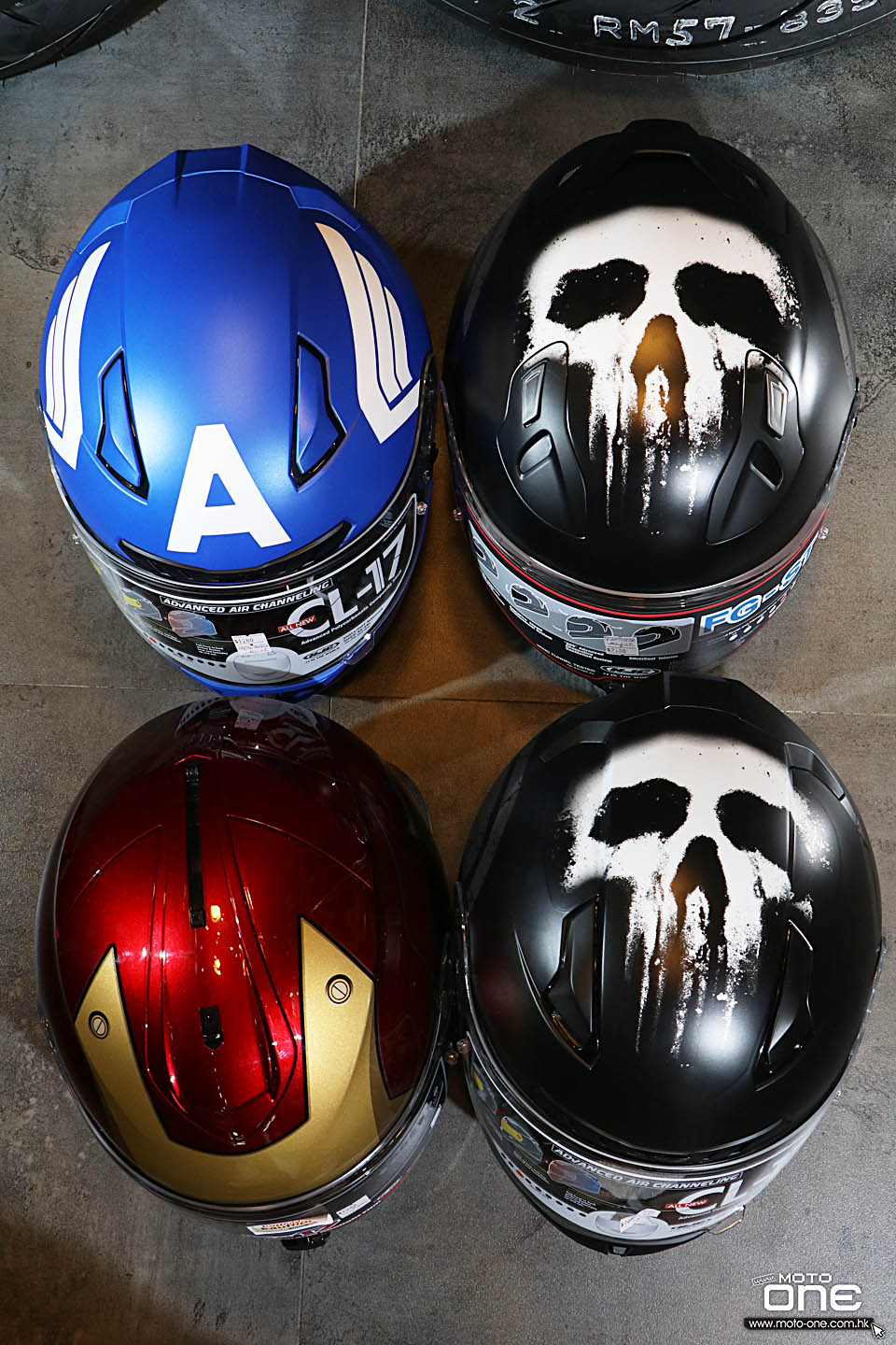 2016 HJC MARVEL HELMETS