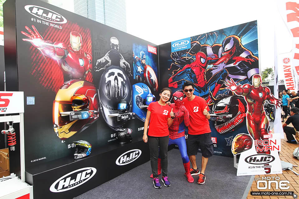 2016 SANWA BRIDGESTONE HJC HK BIKESHOW