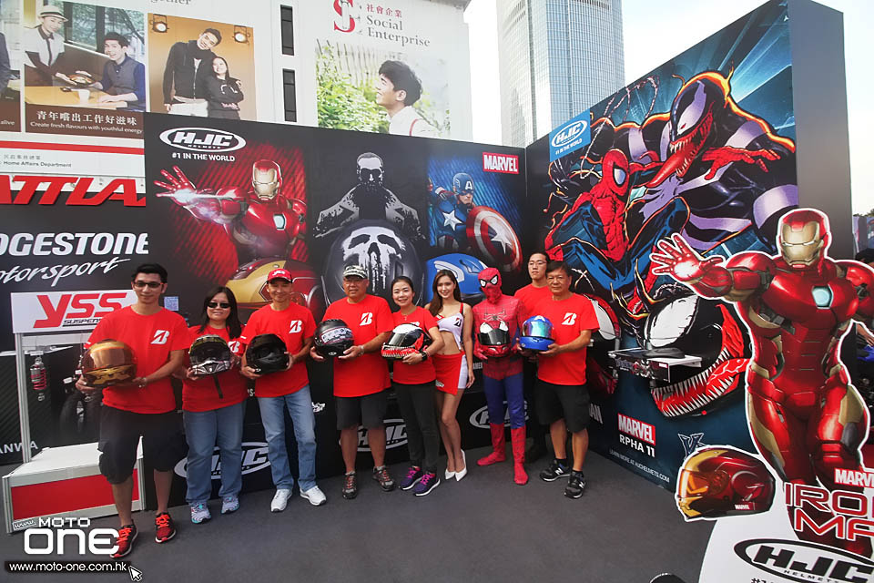 2016 SANWA BRIDGESTONE HJC HK BIKESHOW