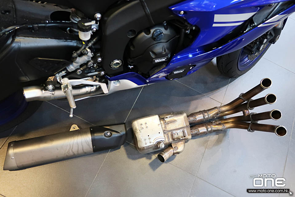 AKRAPOVIC 2017 YAMAHA R6 MEGAPHON