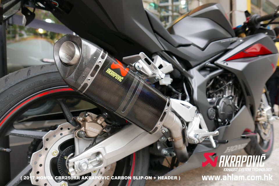 AKRAPOVIC 2017 HONDA CBR250RR