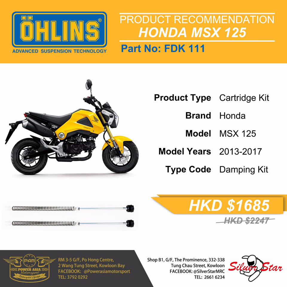 2018 Ohlins promotion