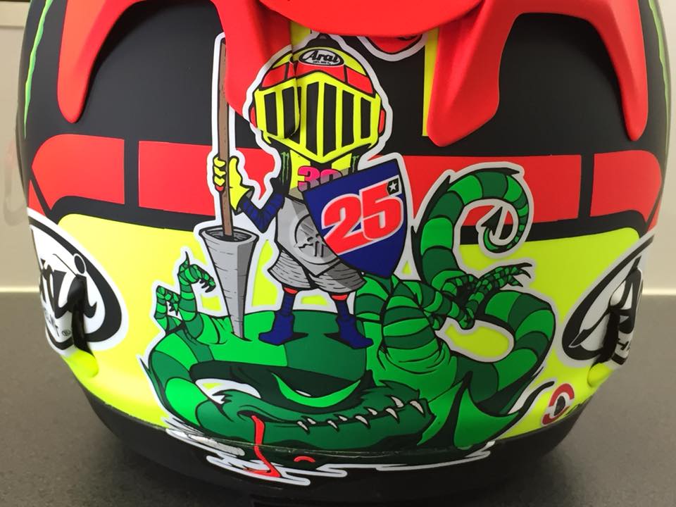 2018 ARAI RX7X Maverick Vinales