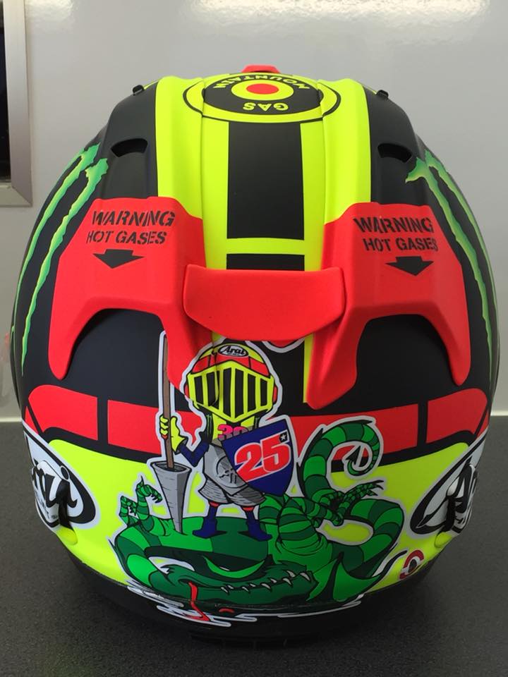 2018 ARAI RX7X Maverick Vinales