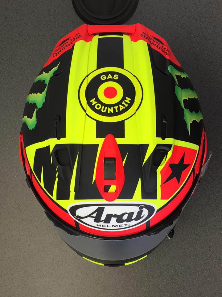 2018 ARAI RX7X Maverick Vinales