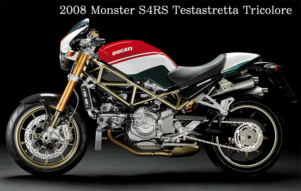 2008 Monster S4RS Testastretta Tricolore