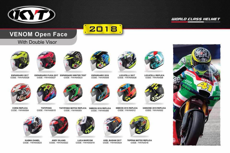 2018 KYT HELMETS MACAU