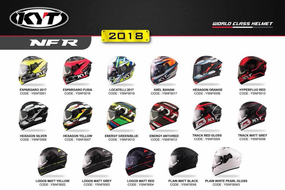 2018 KYT HELMETS MACAU