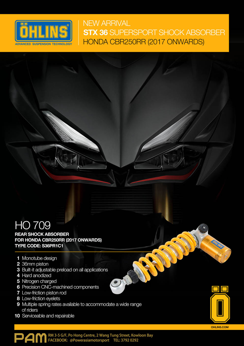 2018 Ohlins STX36