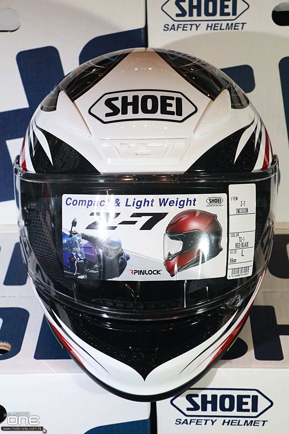 2018 Shoei Z-7 Incision