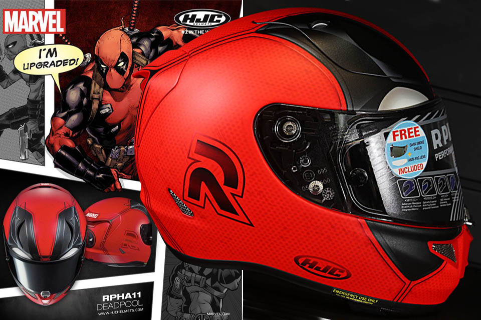 2018 HJC X Marvel R-Pha 11 DeadPool