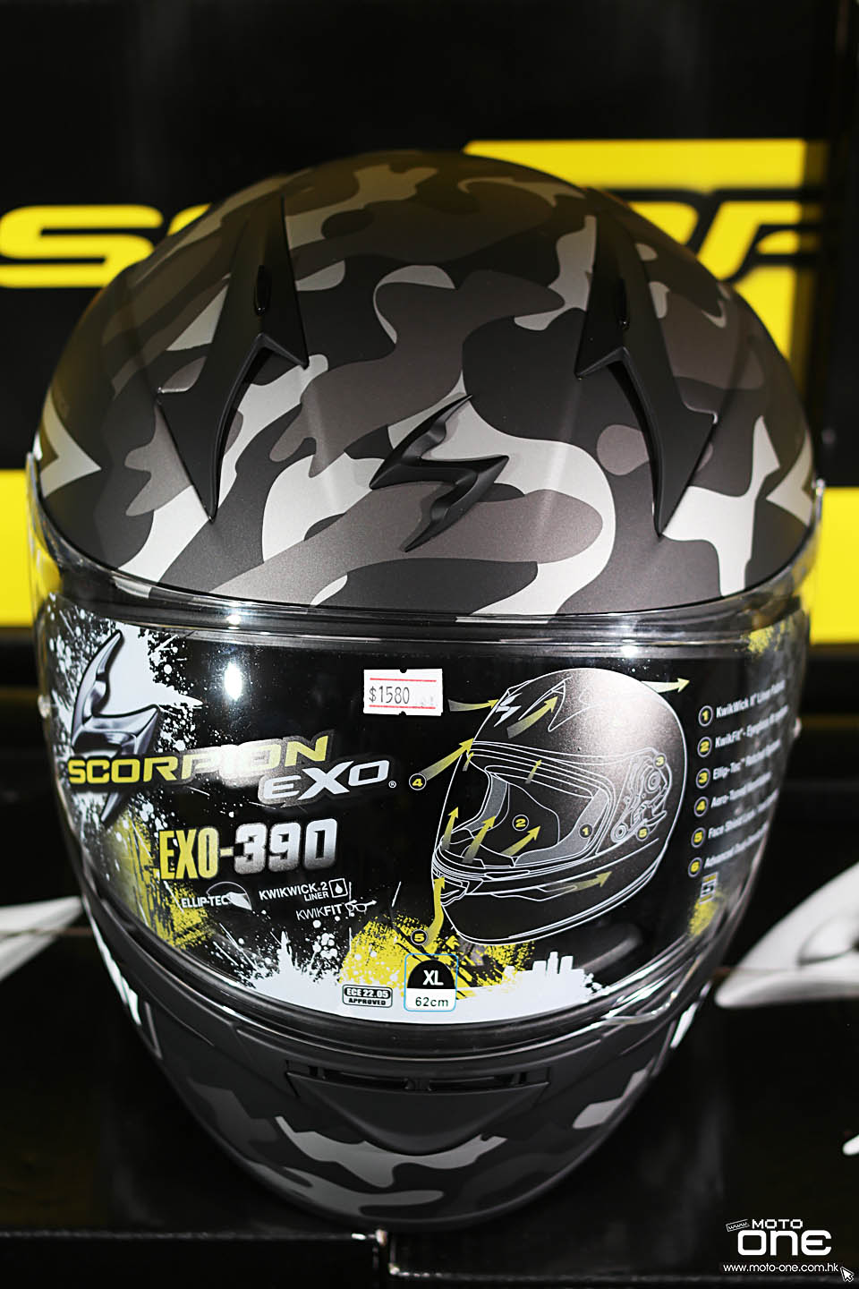 2018 SCORPION EXO-390 HELMETS