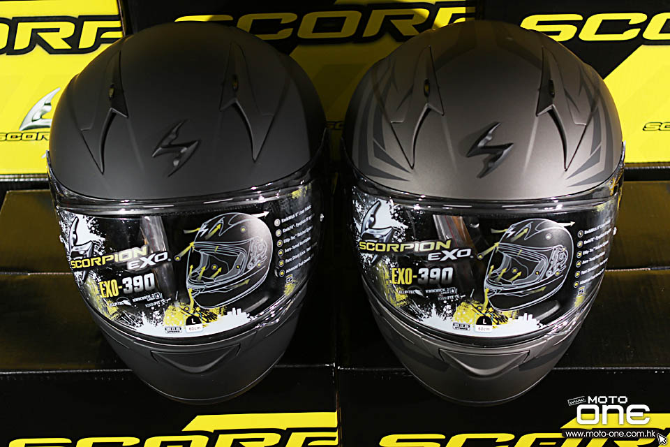 2018 SCORPION EXO-390 HELMETS