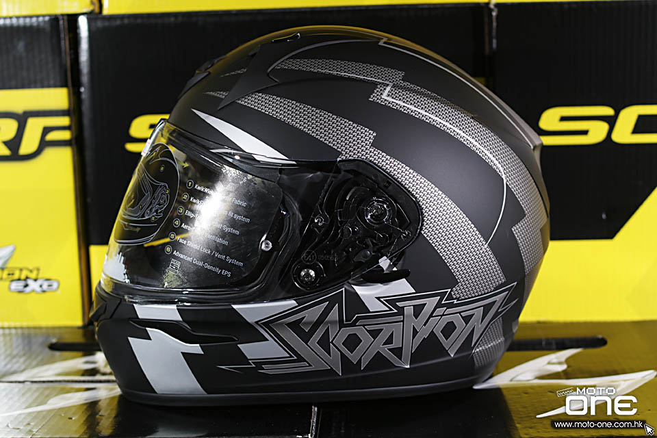 2018 SCORPION EXO-390 HELMETS