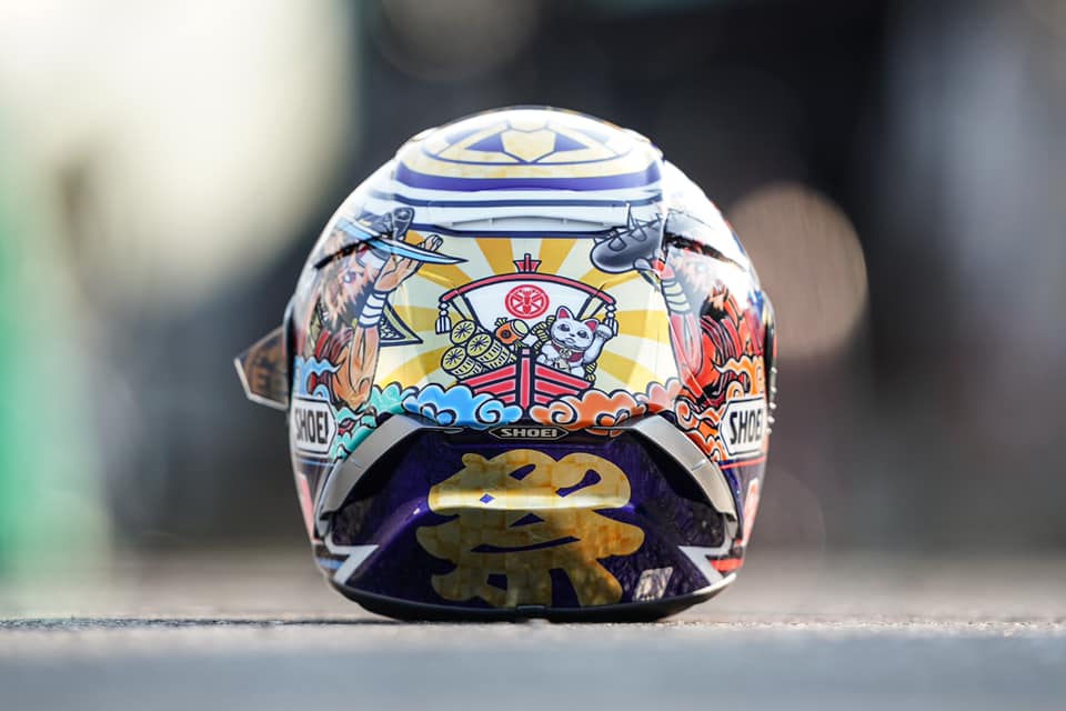 2018 shoei mm93 marc marquez helmets