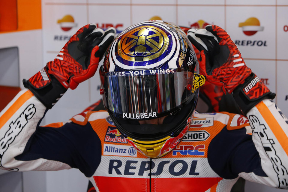 2018 shoei mm93 marc marquez helmets