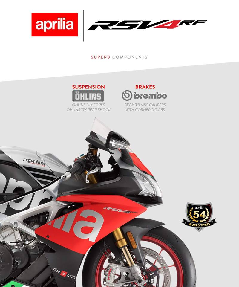 APRILIA RSV4 RF MY2018 Last Call