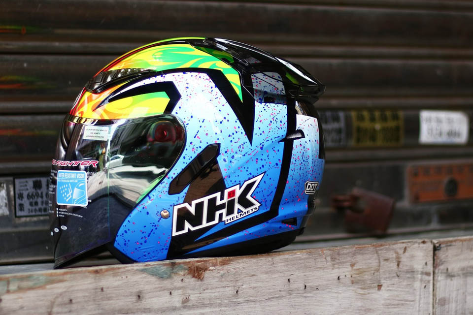 2020 NHK HELMET R1 OPEN FACE KAREL