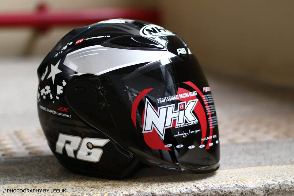 2020 NHK HELMET R1 OPEN FACE KAREL