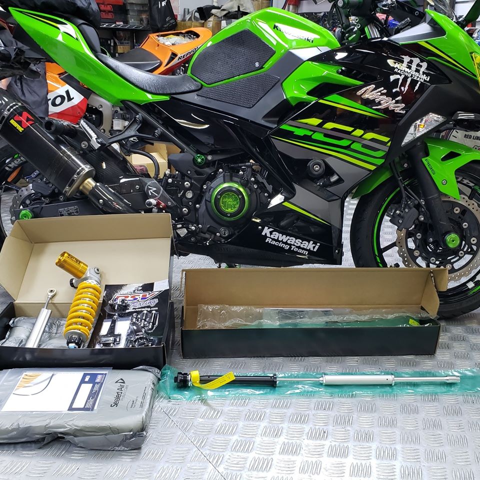 2020 SILVER STAR Ninja400 Ohlins