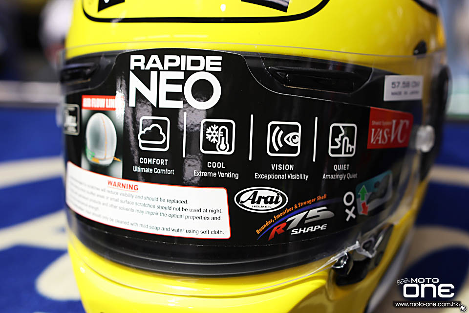 2020 ARAI RAPIDE-NEO HA YELLOW