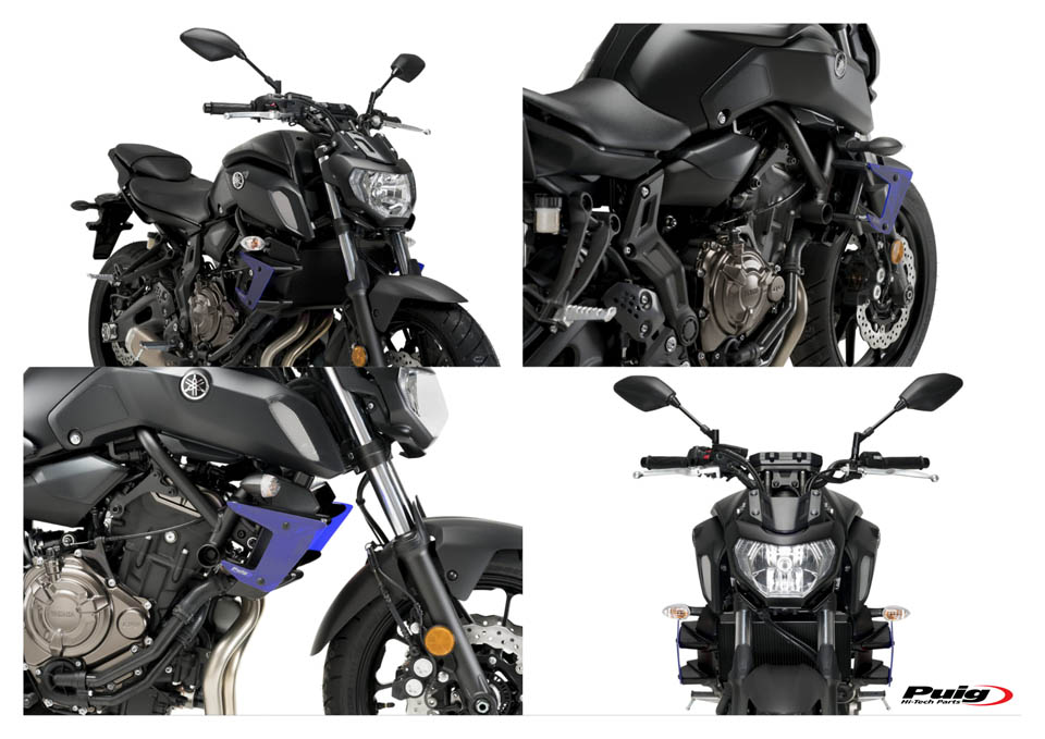 YAMAHA MT-07 DOWNFORCE NAKED SPOILERS