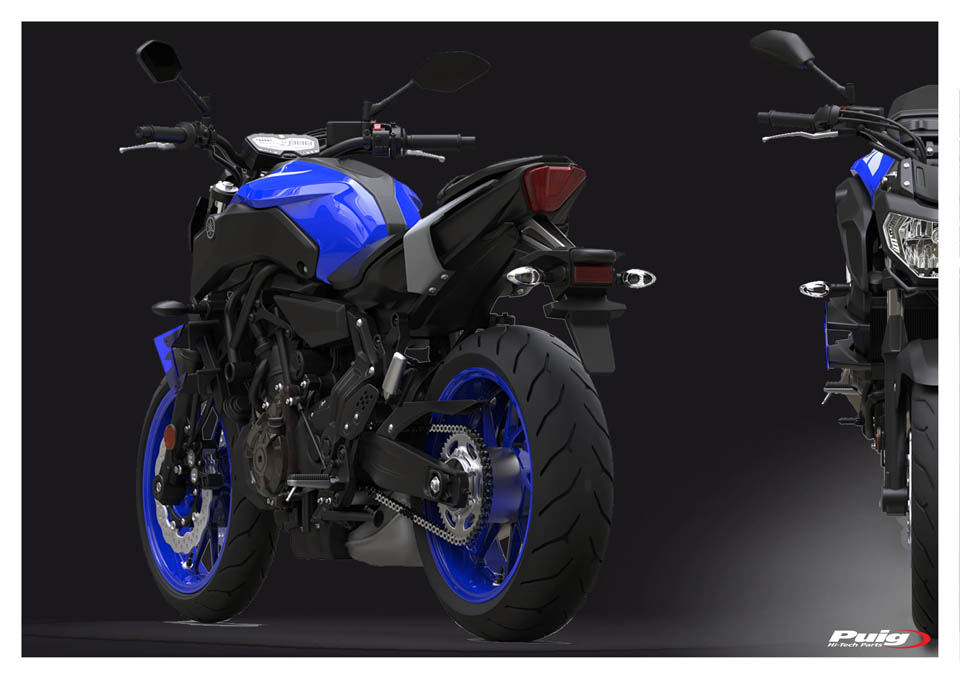 YAMAHA MT-07 DOWNFORCE NAKED SPOILERS