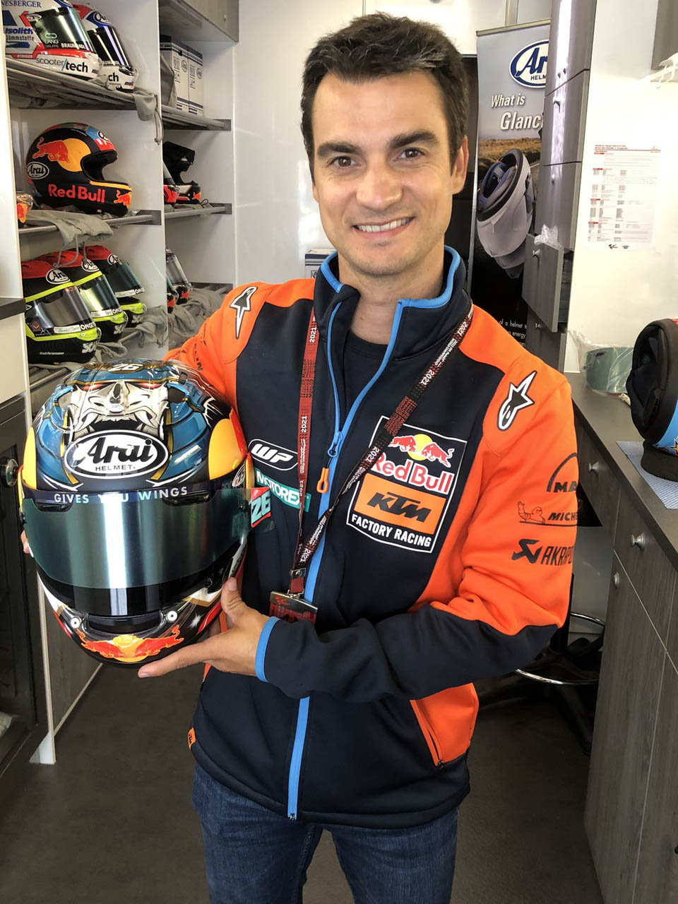 2021 ARAI RX-7X DANI PEDROSA