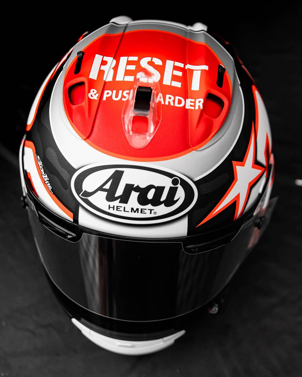 ARAI RX-7X HAYDEN RESET