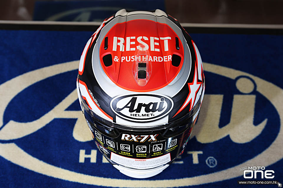 2022 ARAI RX-7X HAYDEN RESET