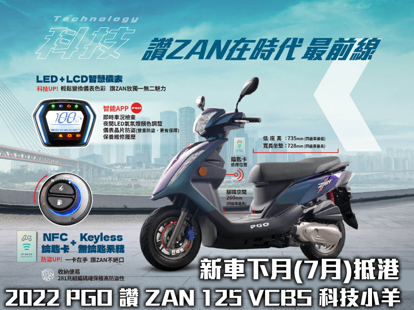 2022 PGO ZAN 125